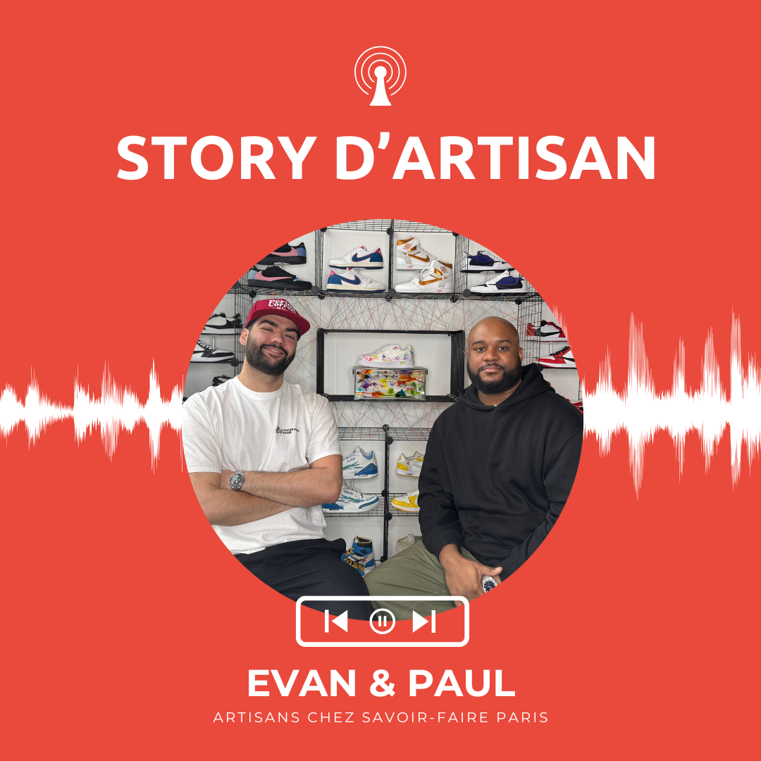 Evan et Paul, artisans chez Savoir-Faire Paris