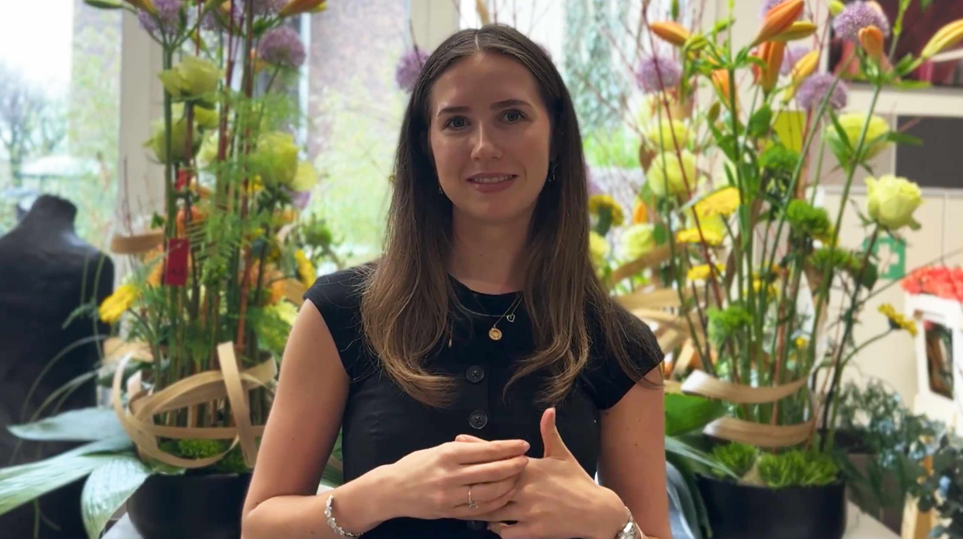 Floriane, apprentie BP Fleuriste