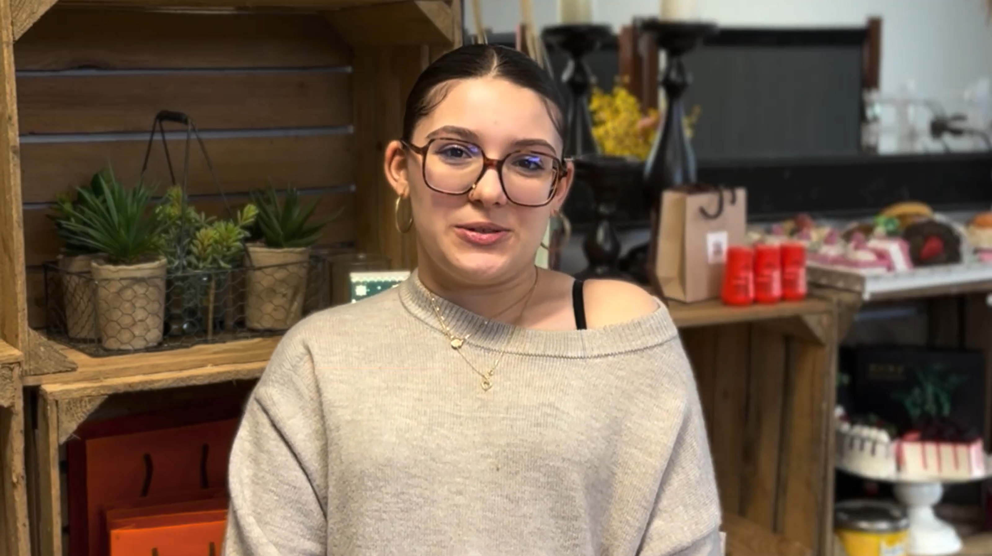 Louane, apprentie en CAP Équipier Polyvalent du Commerce