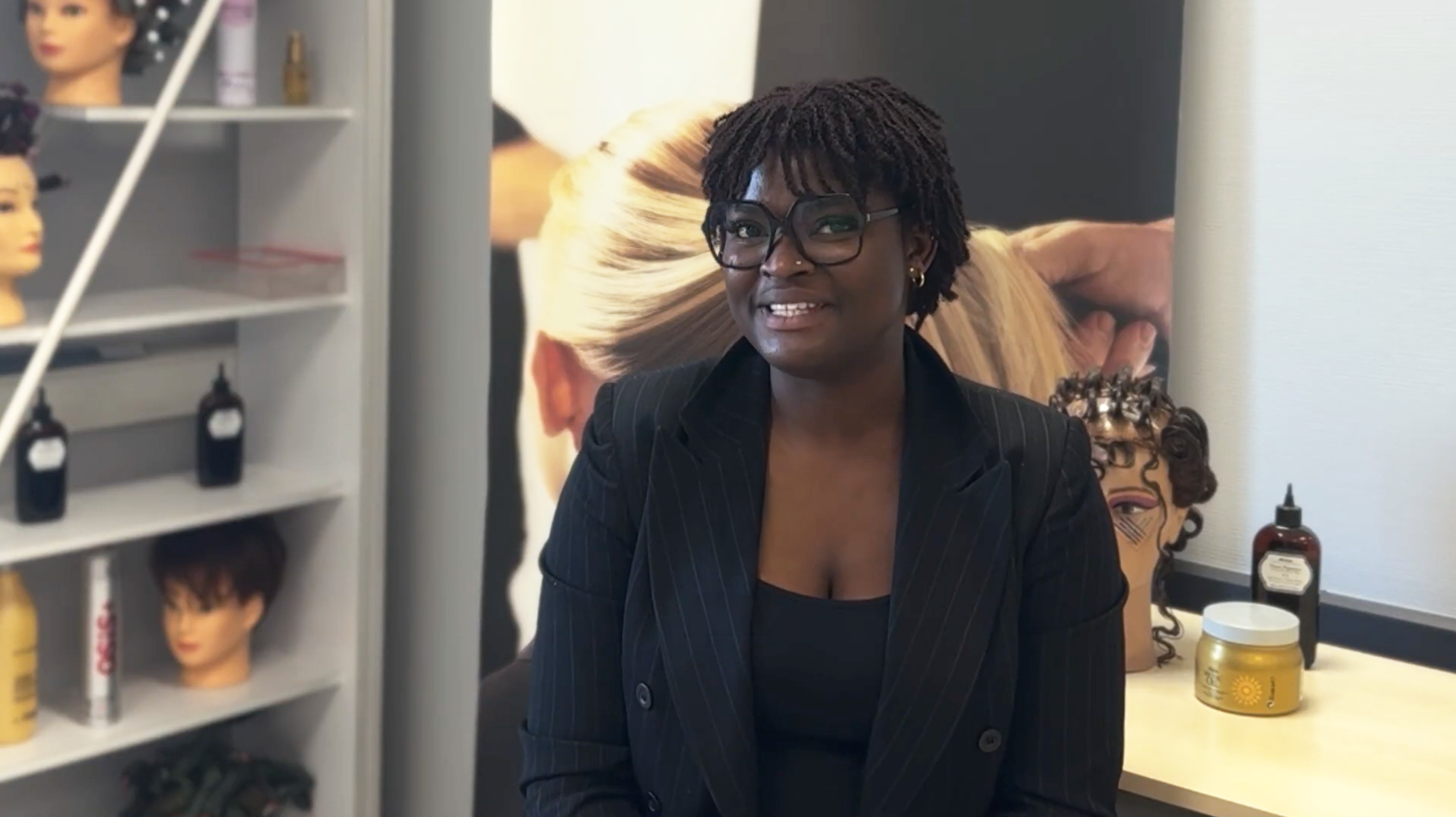 Marie, apprentie BP Coiffure