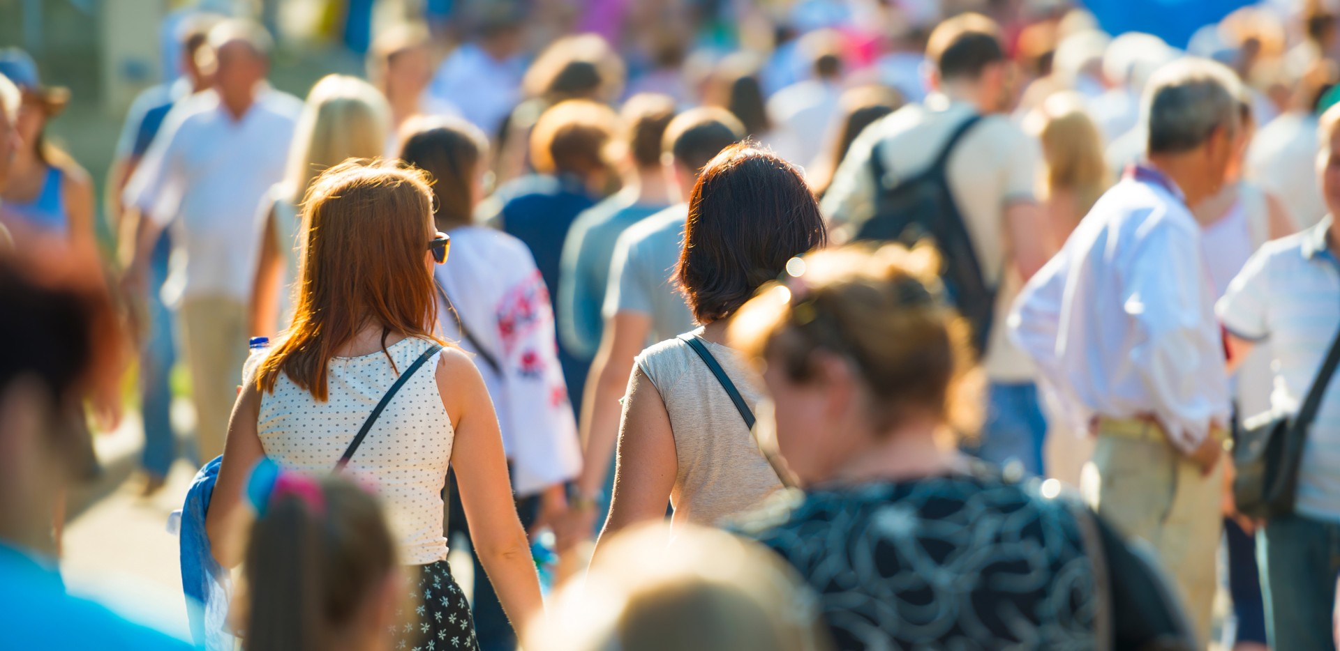 Foule de gens dans la rue