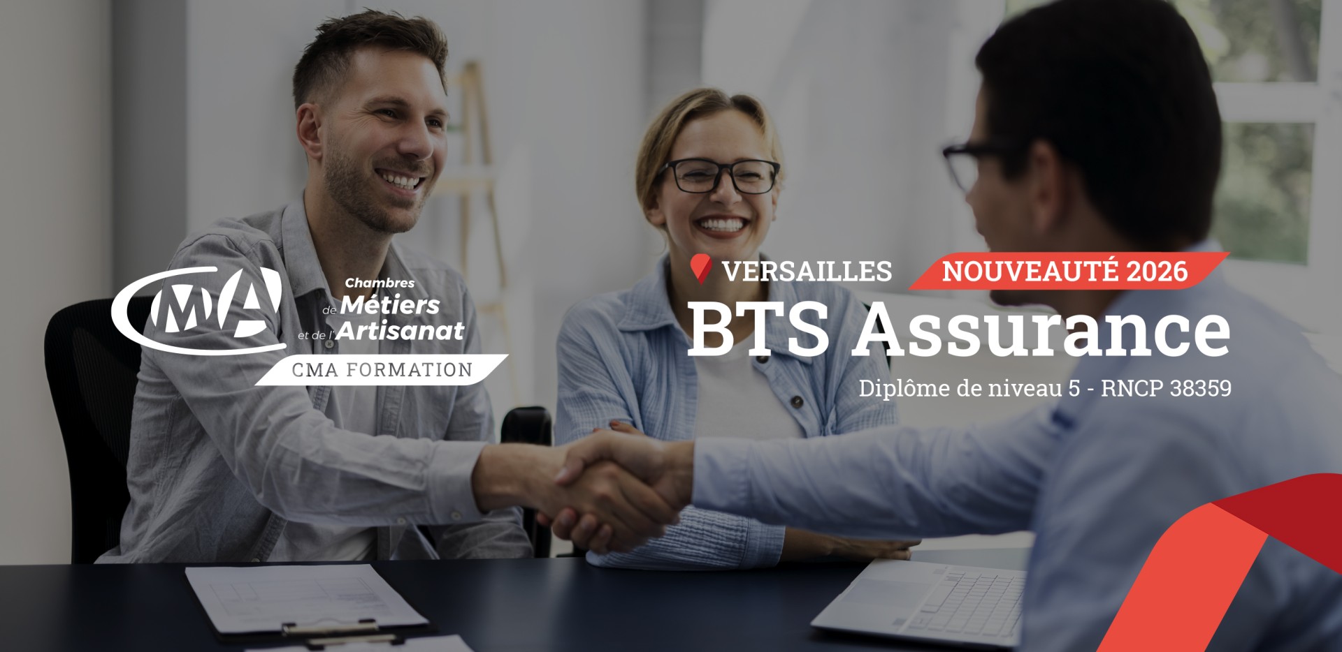 Nouveauté 2026 - BTS Assurance CMA Formation Versailles