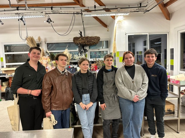 L'équipe de gagnants du WorldSkills Art Floral