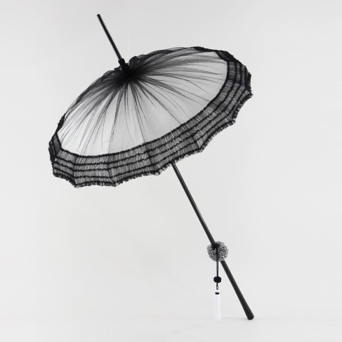 Ombrelle noir et blanche