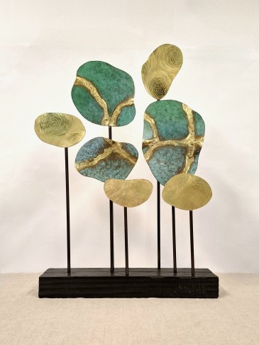 Sculpture bronze ciselé