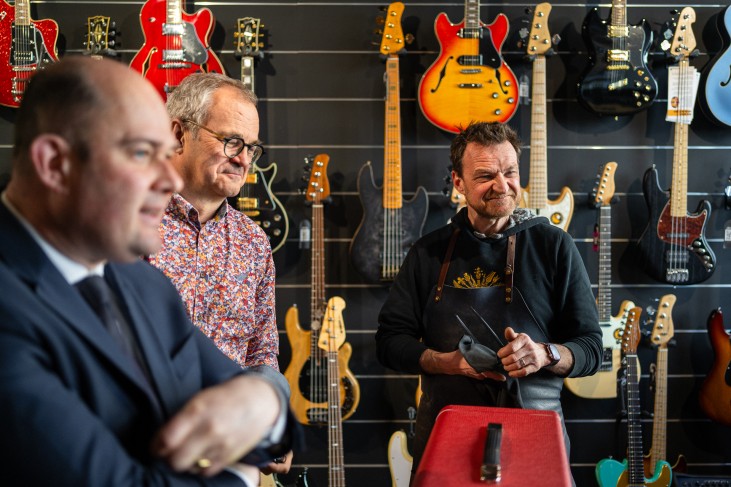 Visite de l'atelier de Didier Duboscq