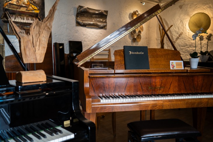 Pianos showroom maison Magne à Versailles