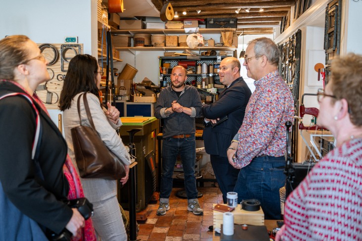 Visite de l'atelier de Damien Béal