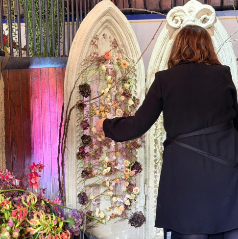 Laura La Manna au travail