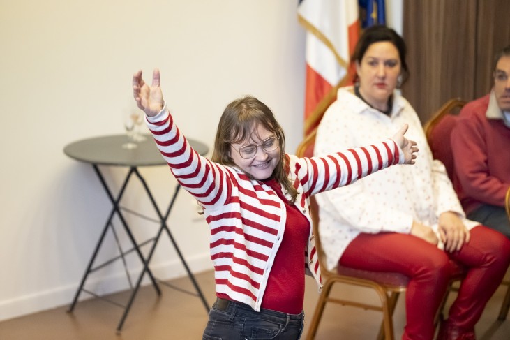 comédien(s) Théâtre Crystal -photo pendant la représentation