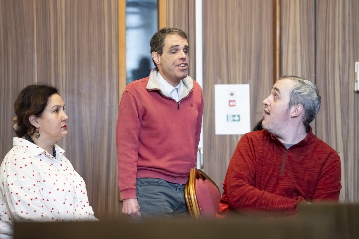 comédien(s) Théâtre Crystal -photo pendant la représentation