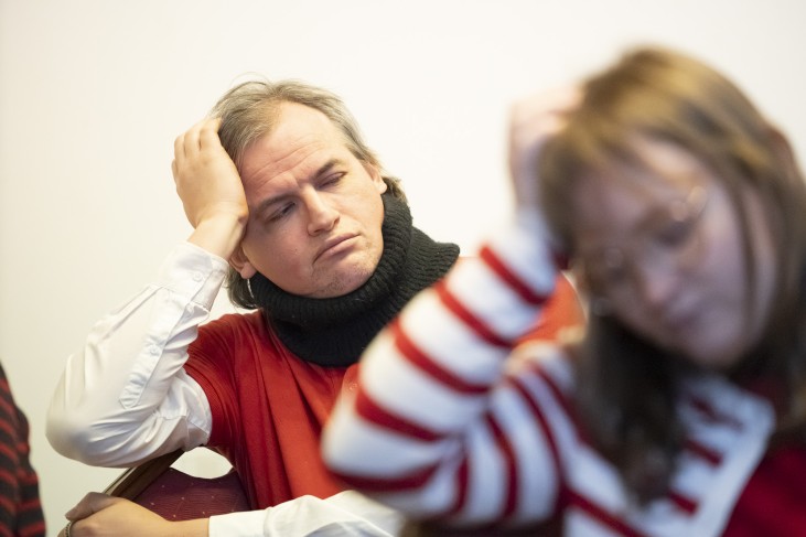 comédien(s) Théâtre Crystal -photo pendant la représentation