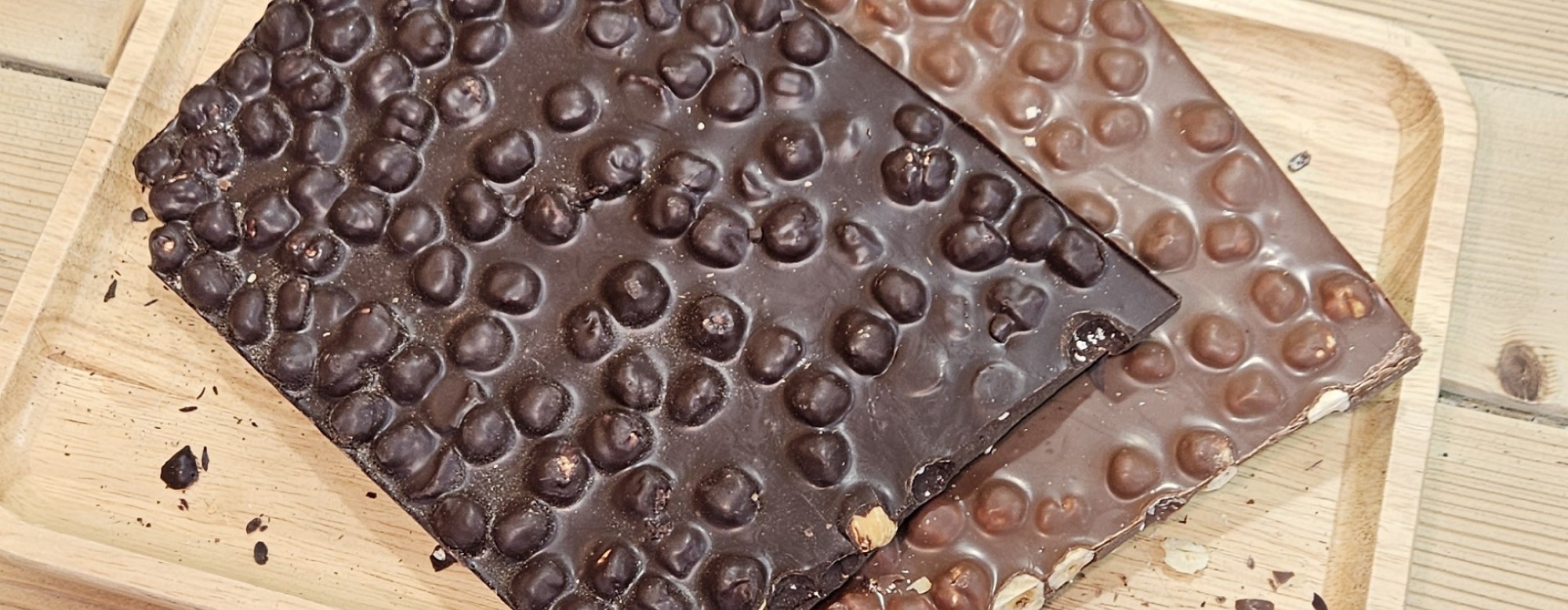 Plaquette de chocolat artisanale