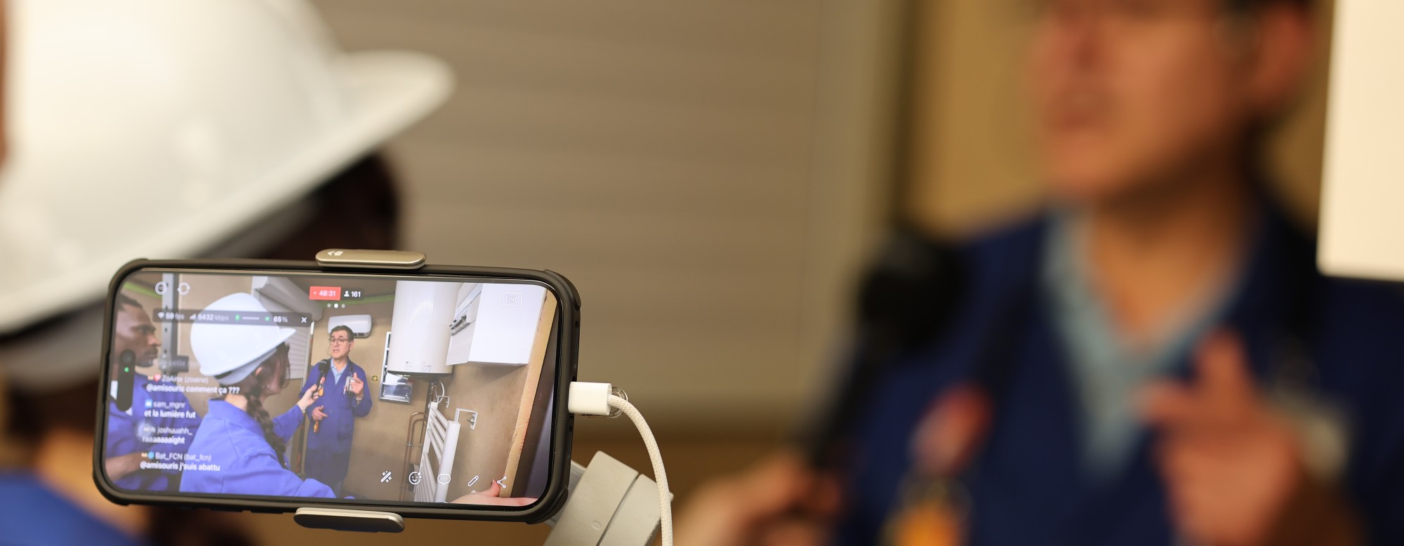 Salistoire en live à CMA Bobigny Plomberie Electricité