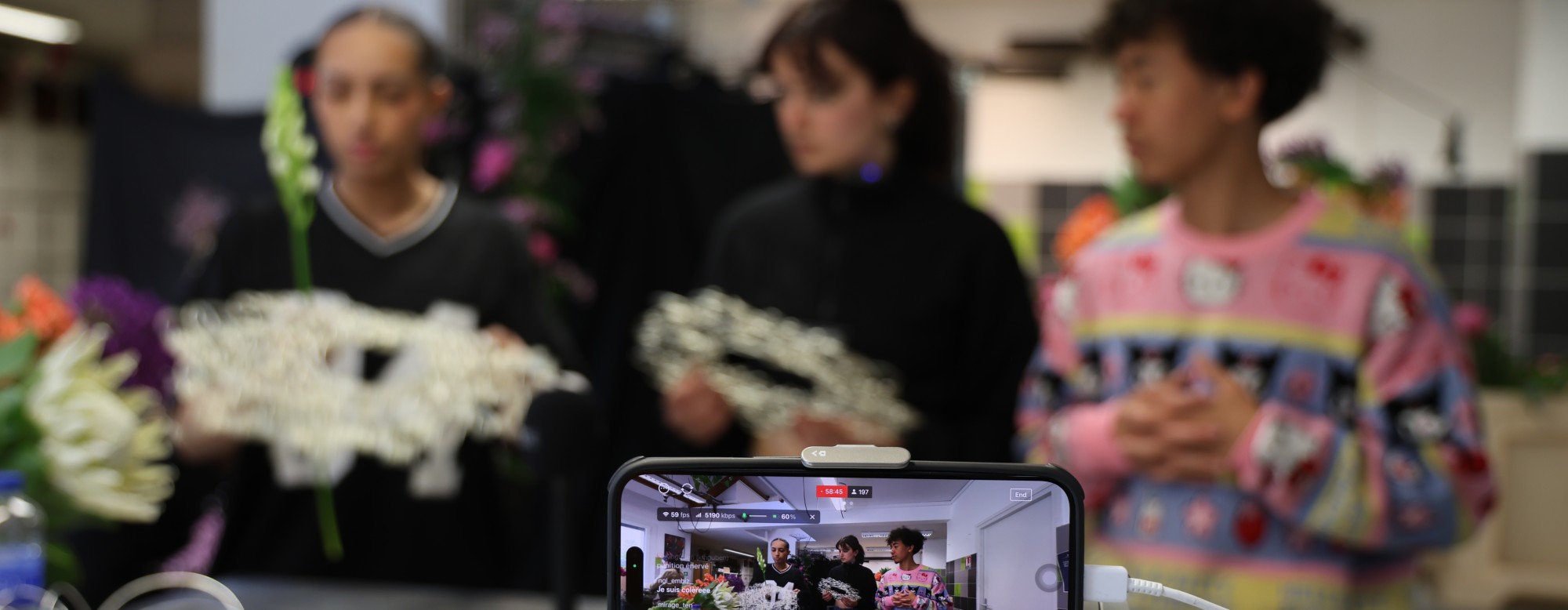 Salistoire au CMA Formation Saint-Maur pour apprendre la Fleuristerie Crédits CMA IDF
