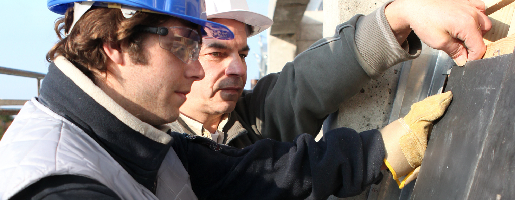 Maitre d'apprentissage avec son apprenti 