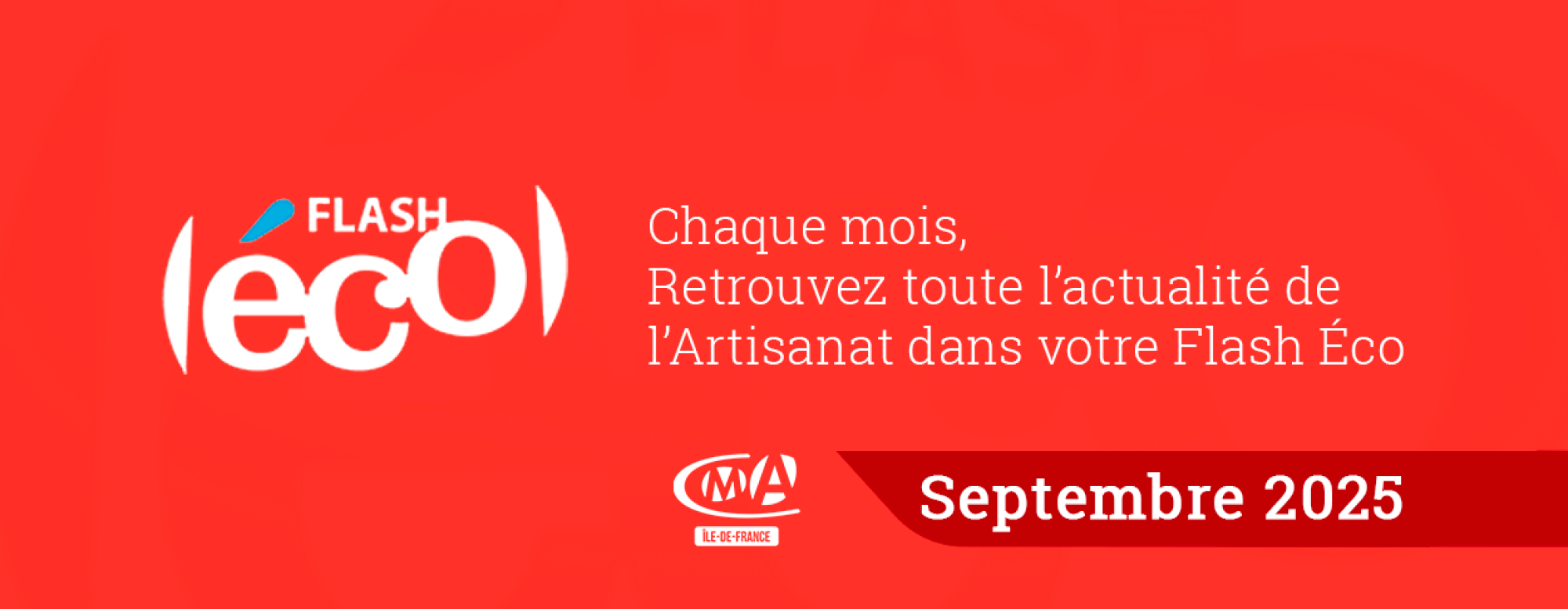 bandeau flash éco septembre 2025