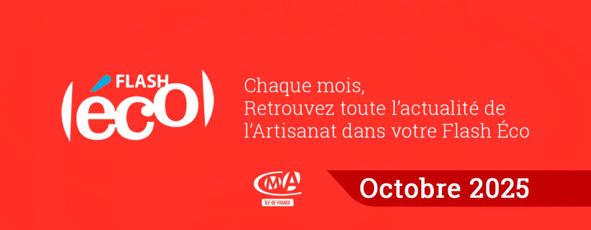 Bandeau Flash Eco Octobre 2025