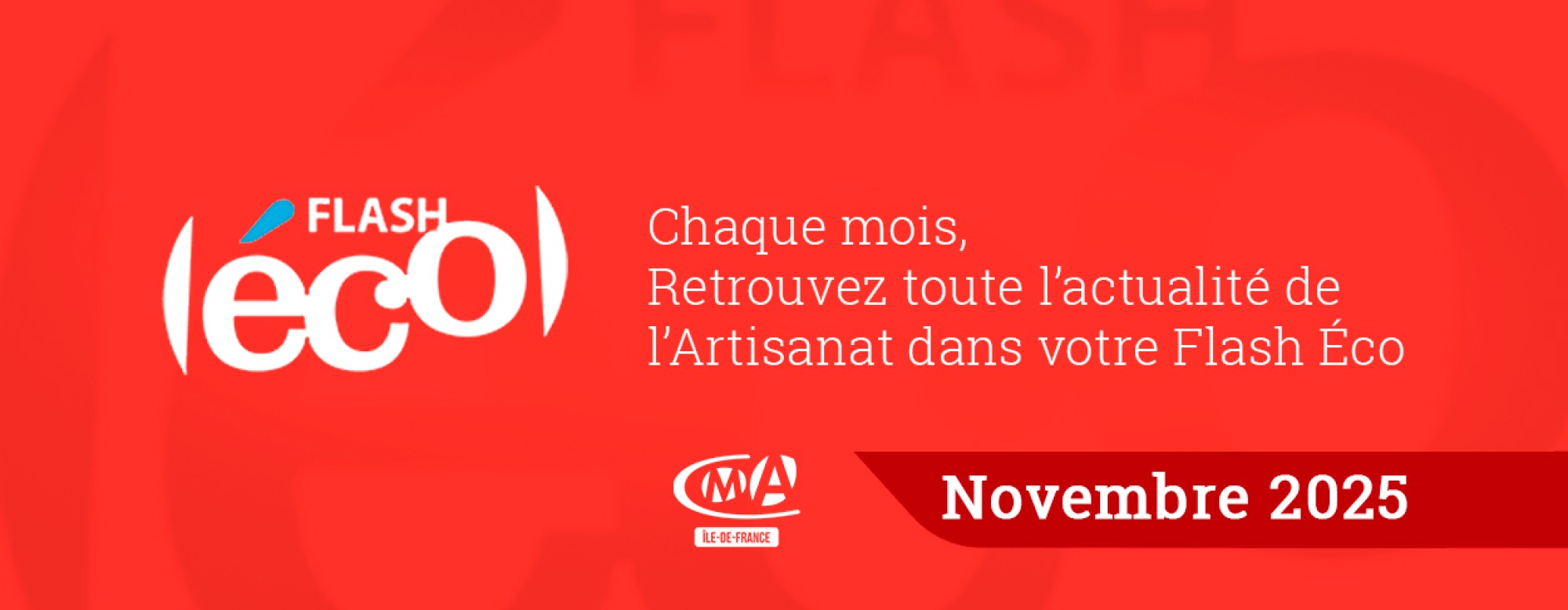Bandeau Flash éco du mois de novembre 2025 - Yvelines