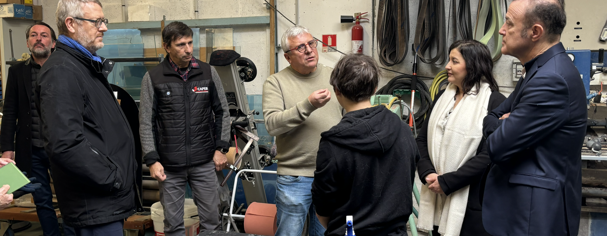 Nos élus du 92 a la rencontre de l'entreprise centenaire CROCE-COSTA-AFV