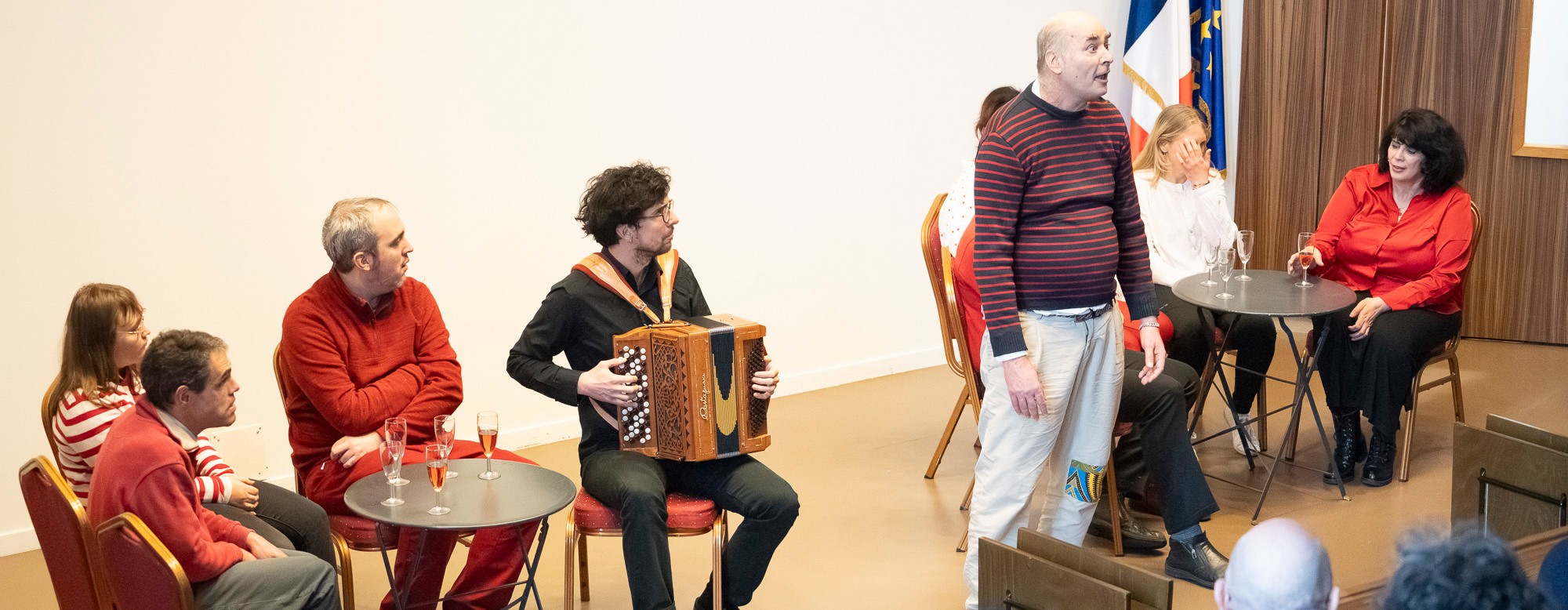 troupe Théatre crystal sur scène