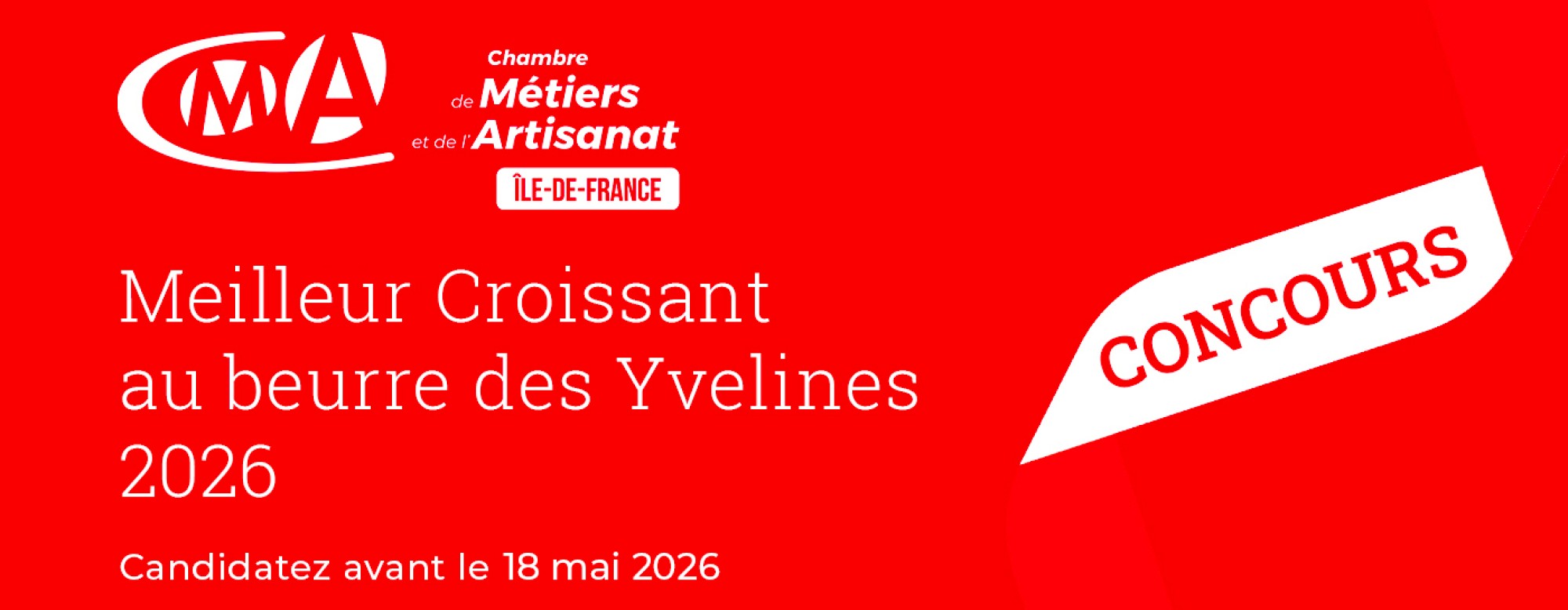 concours du meilleur croissant au beurre des yvelines 2026 2