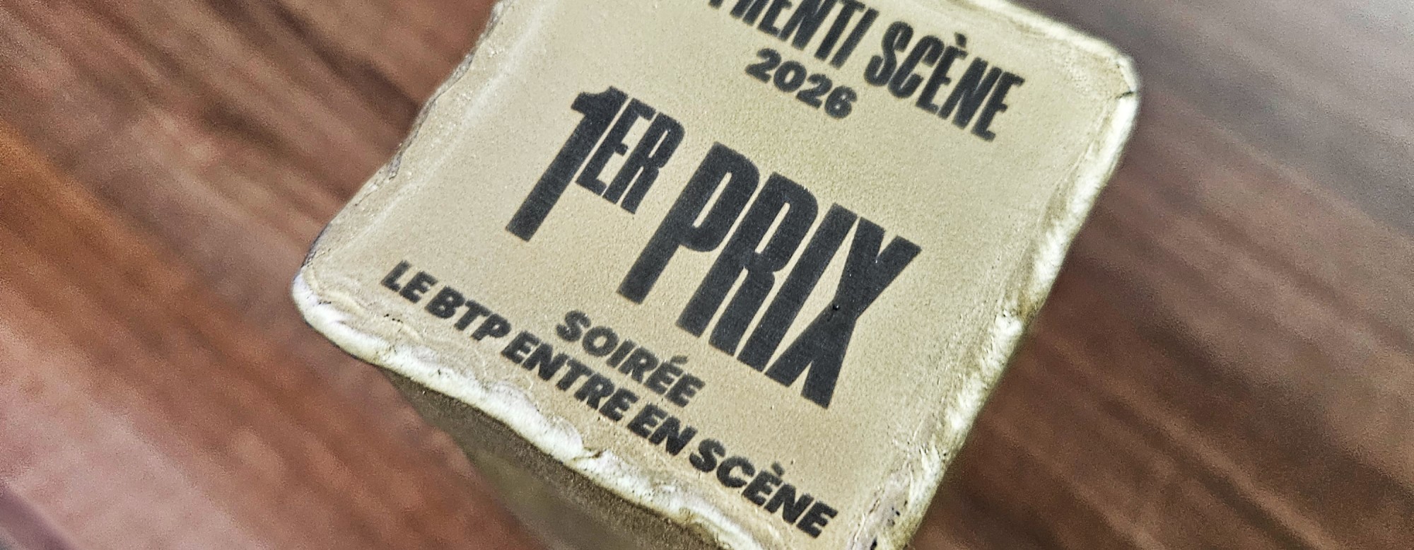 1er prix apprenti scène