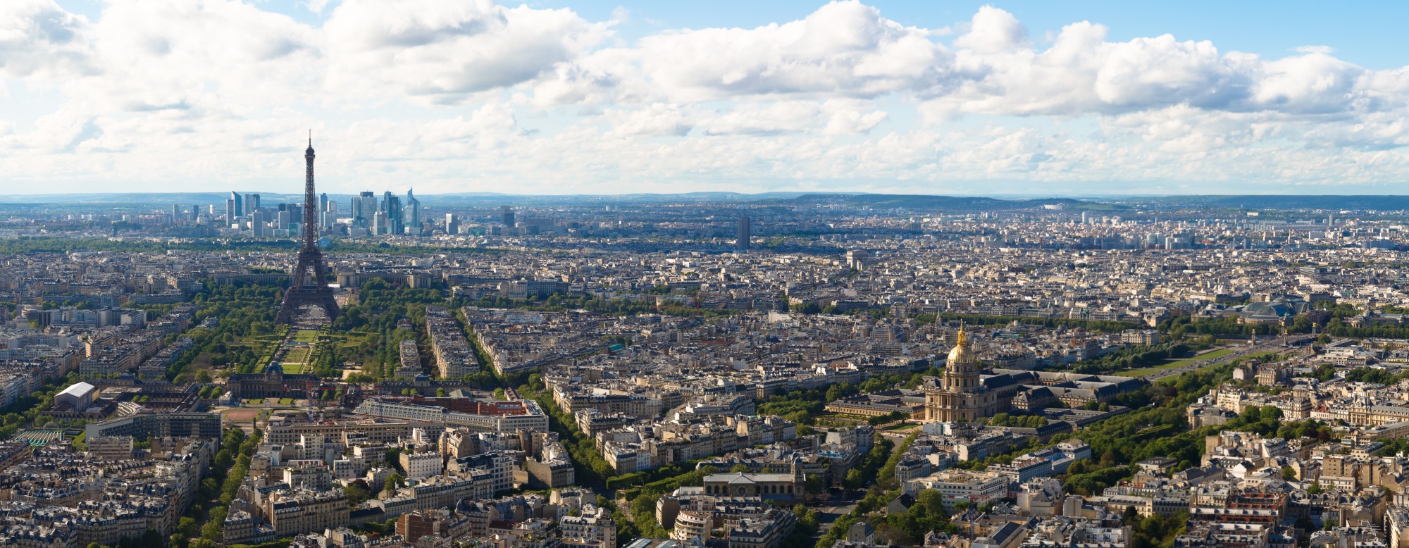 Ville de Paris vue panoramique 