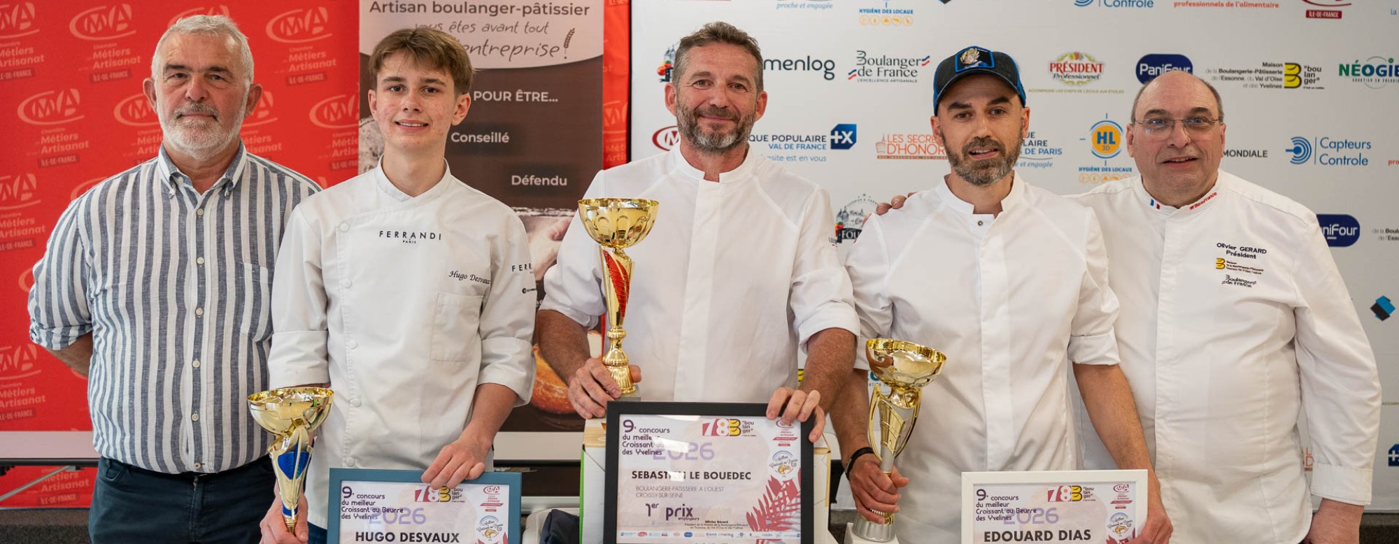 Vainqueurs concours du Meilleur Croissant au Beurre des Yvelines édition 2026