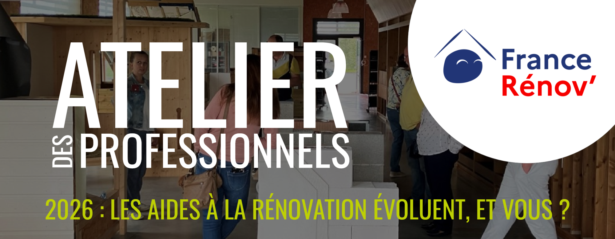 bandeau article Atelier France Renov jeudi 17 septembre 2026 à la Fabrique 21 de Carrières-sous-Poissy