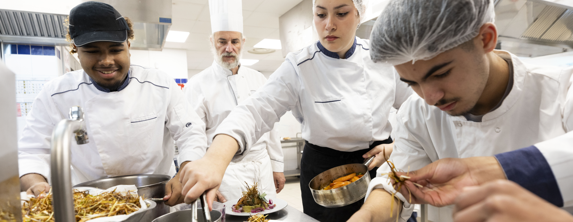 Apprentis cuisiniers CMA Formation Cergy