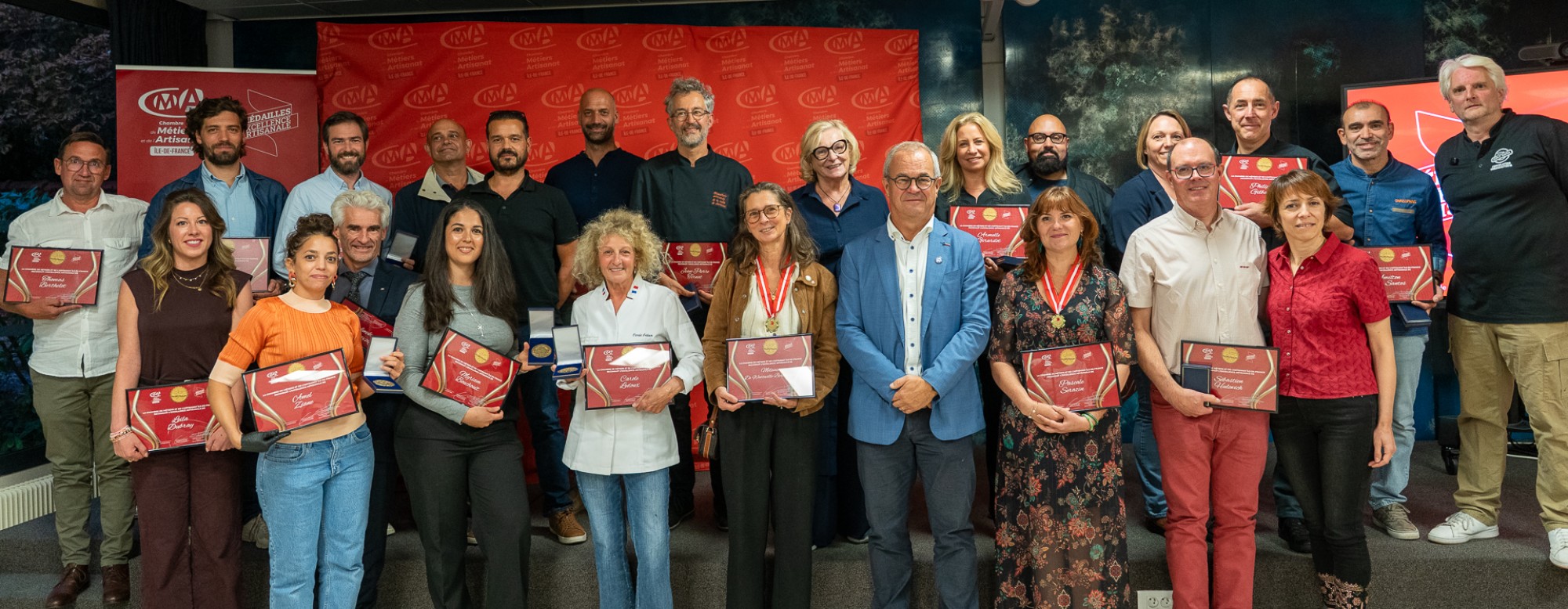 Les 21 récipiendaires de la Médailles de l'Excellence artisanale 2026 dans les yvelines