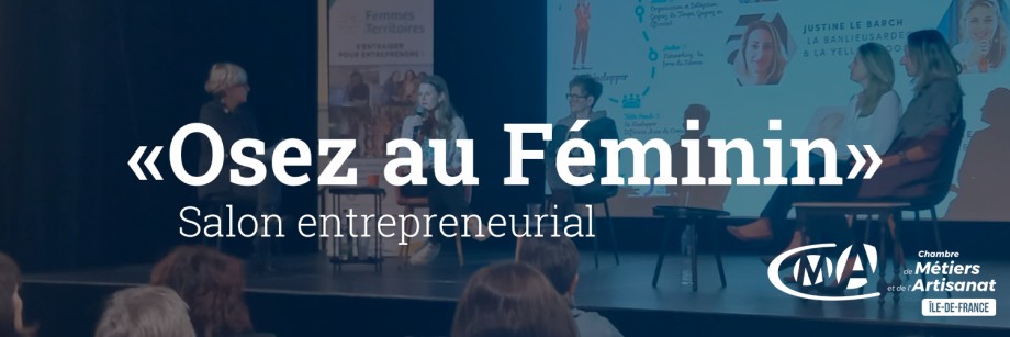 Bandeau article Salon entrepreneurial "Osez au féminin" organisé à Conflans Saint Honorine