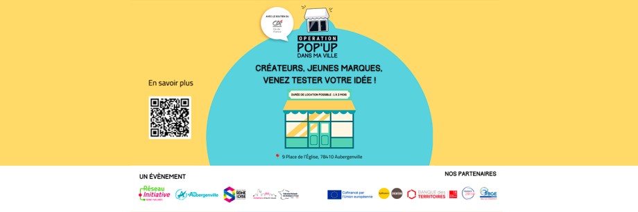 Bandeau article pop-up store Réseau Initiactive