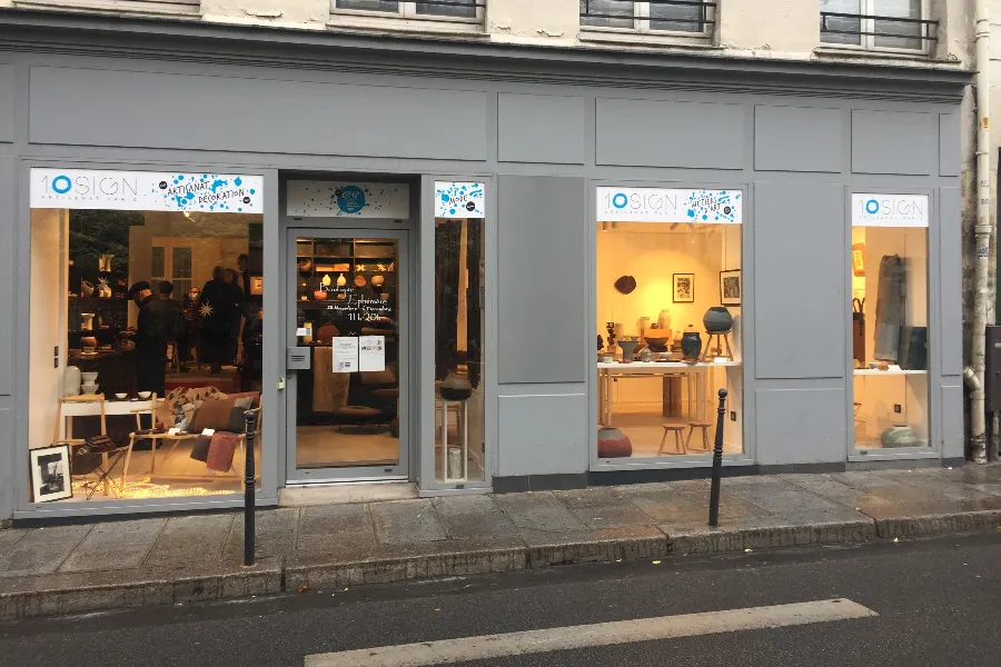 Devanture boutique 10Sign Artisanat Paris