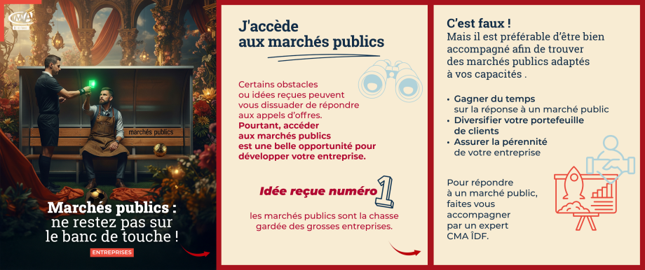 Carte postale Marchés publics