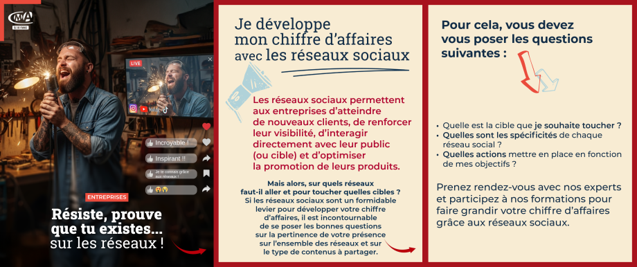 Carte postale Présence RS