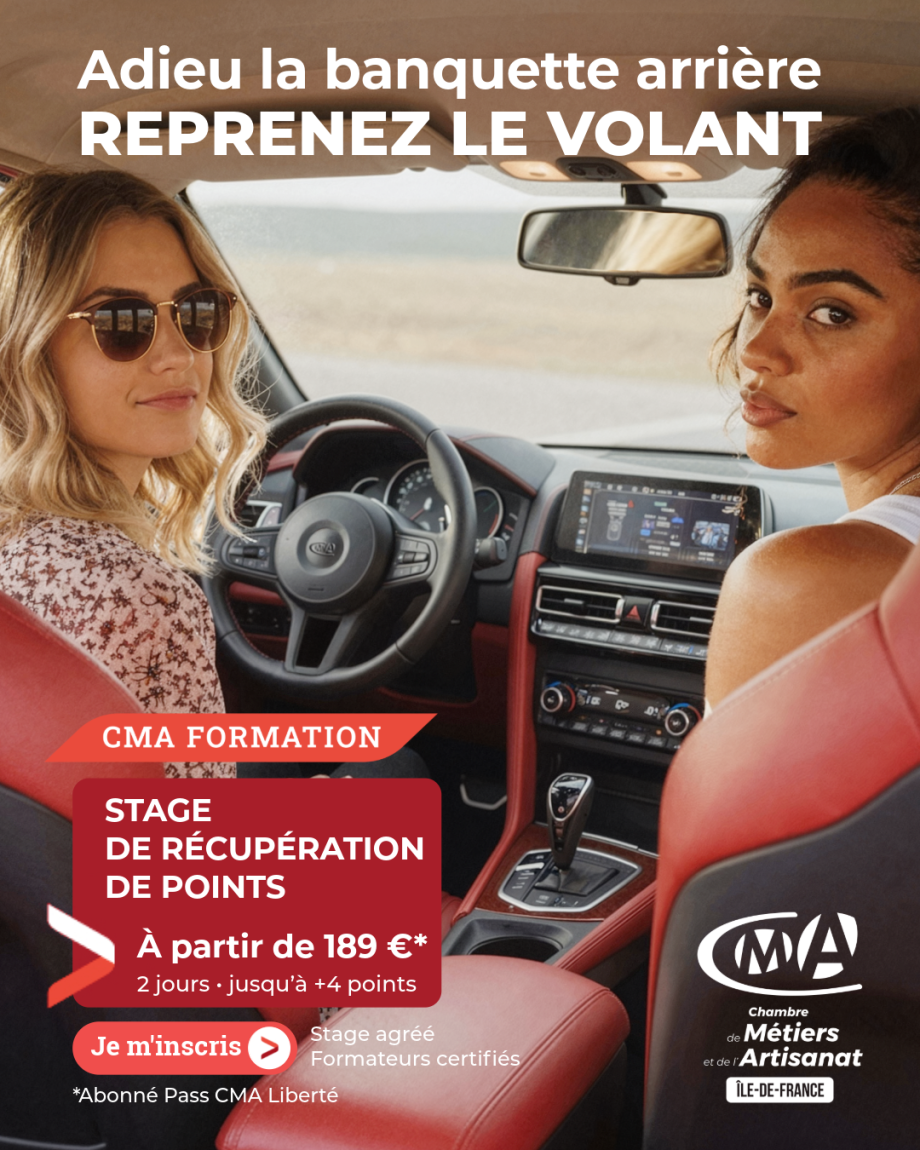 publicité stage de recuperation de points de permis de conduire