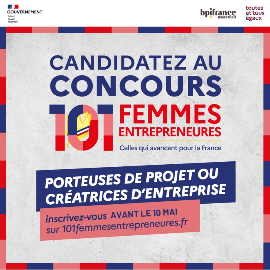 Visuel Concours 101 femmes entrepreneures
