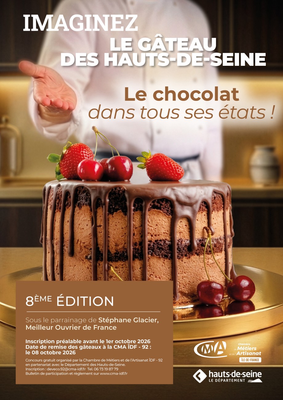 Affiche Concours Gâteau CMA IDF 92