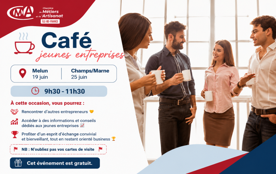 réunion jeunes entreprises CMA IDF 77 