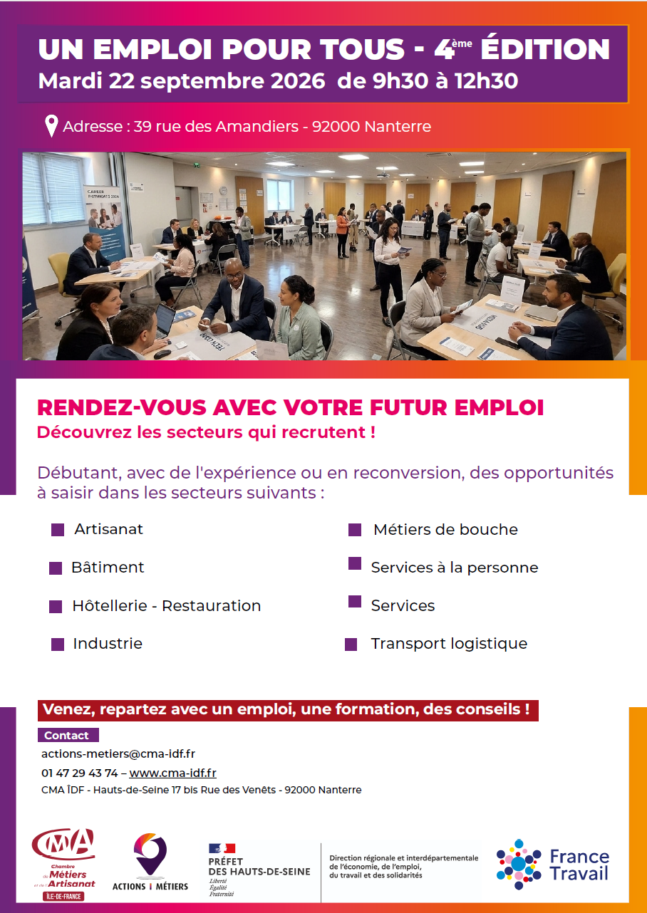 affiche l Emploi pour tous