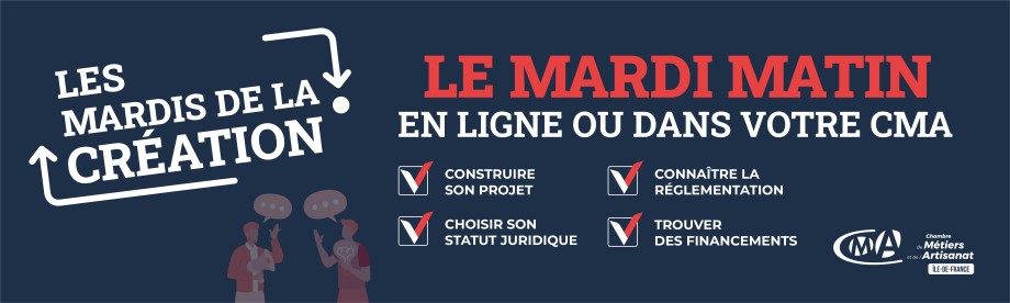 Bannière Mardis de la création