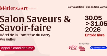 Bandeau article Saveurs et savoir-faire 2026 - Appel à candidatures