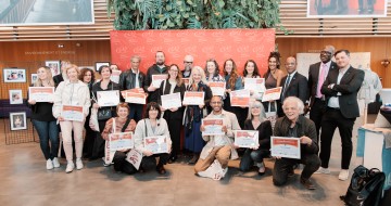groupe des lauréats de la soirée