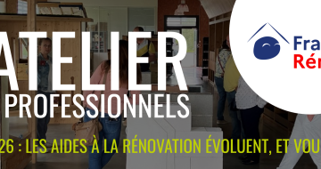 bandeau article Atelier France Renov jeudi 17 septembre 2026 à la Fabrique 21 de Carrières-sous-Poissy